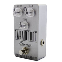Emerson Guitars Paramount Overdrive Silver and Black
