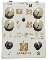 Caroline Guitar Company Kilobyte Pedal Pearl and Gold