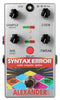 Alexander Syntax Error **pre-order** in Alexander Syntax Error **pre-order**