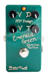 BearFoot FX Emerald Green Distortion Machine