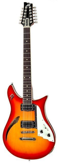 Duesenberg Double Cat Fireburst 12 String