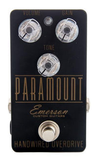 EMERSON GUITARS PARAMOUNT OVERDRIVE Black and Gold