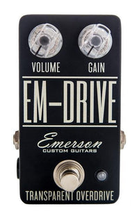 EMERSON GUITARS EM DRIVE OVERDRIVE CUSTOM Black and Cream