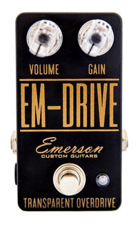 Emerson Guitars EM Drive Overdrive Custom Black and Gold